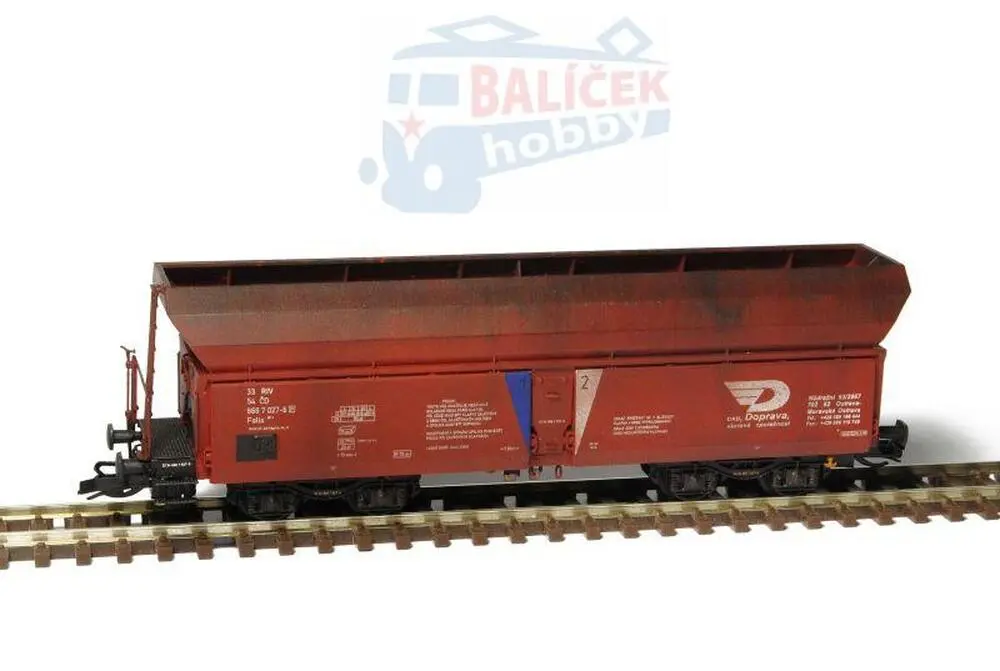 Samovýsypný vůz Falls 54 OKD, Doprava 1:120