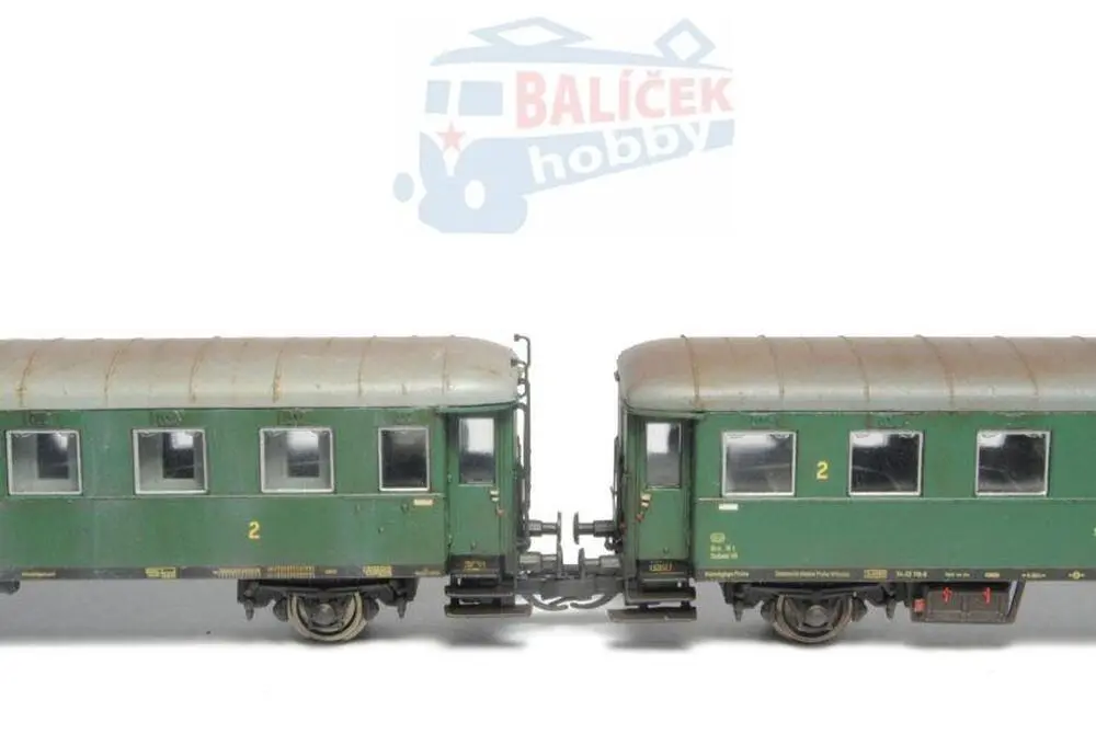 Osobní vůz Be „Rybák“ ČSD, 8 oken 1:120