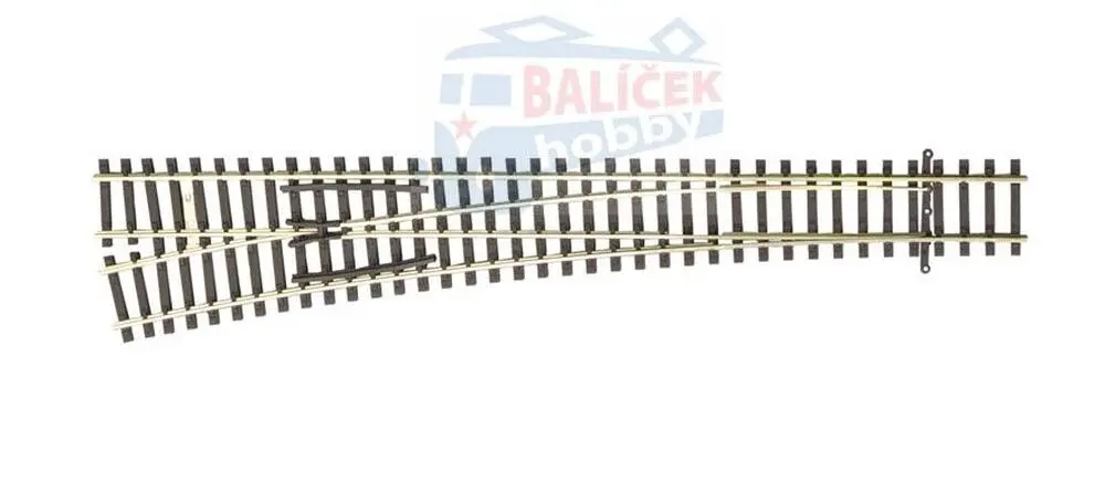 83342 Tillig TT Bahn - EW3 - výhybka levá, úhel srdcovky 12°