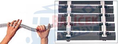 83132 Tillig TT Bahn - Přechodová kolej standardní / modelové kolejivo - délka 57 mm