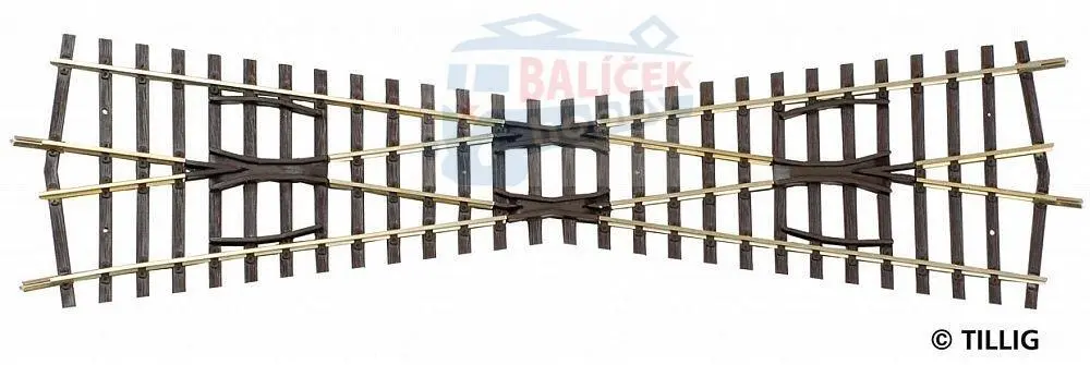 82160 Tillig H0 Bahn - K 15 - křižovatka 15°