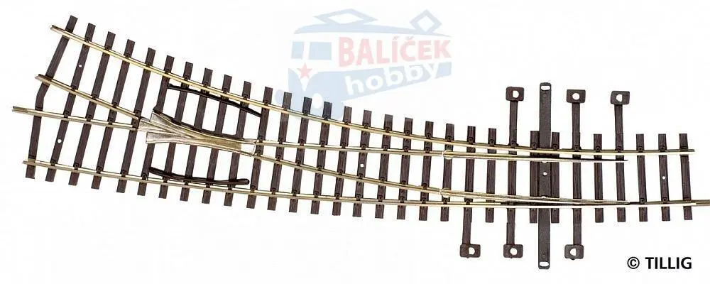 82361 Tillig H0 Bahn - IBW pravá - oblouková výhybka pravá
