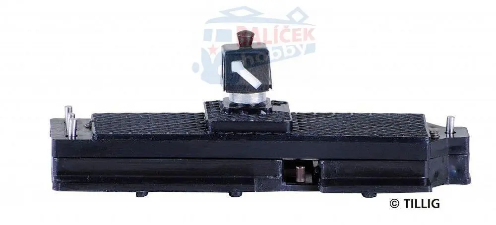 82511 Tillig H0 Bahn - Přestavník bez koncového vypínání pro pravé výhybky, 1 přepínací kontakt