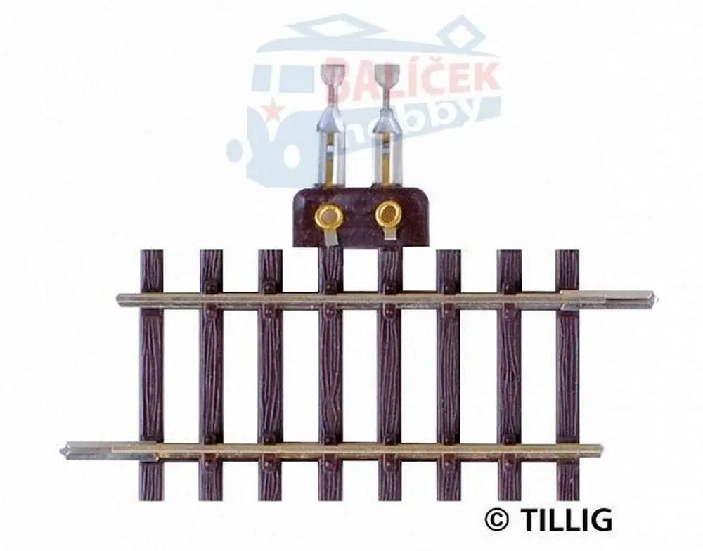 82140 Tillig H0 Bahn - Přípojná kolej, rovná, délka 57 mm - 1ks