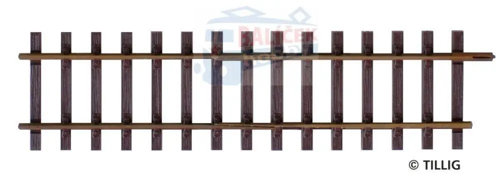85139 Tillig H0 Bahn - Vyrovnávací kolejový modul pro překonání mezer mezi moduly pomocí nasouvacích profilů