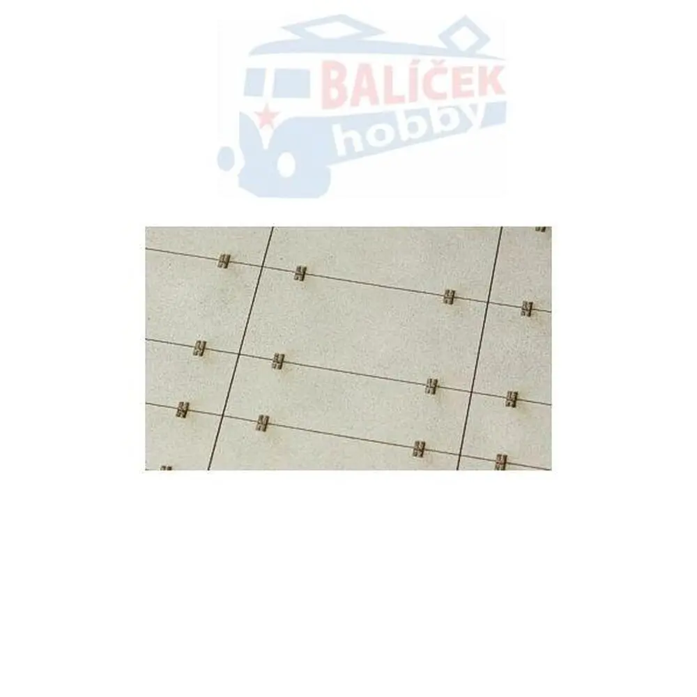 H0 - Betonové panely 300x150 300x100 typ B