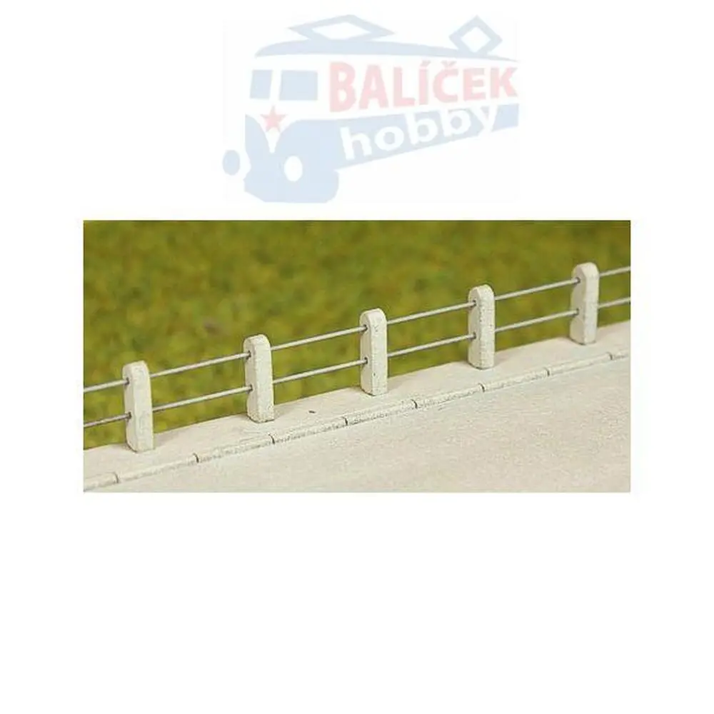 TT - Zábradlí – betonový sloupek s trubkou