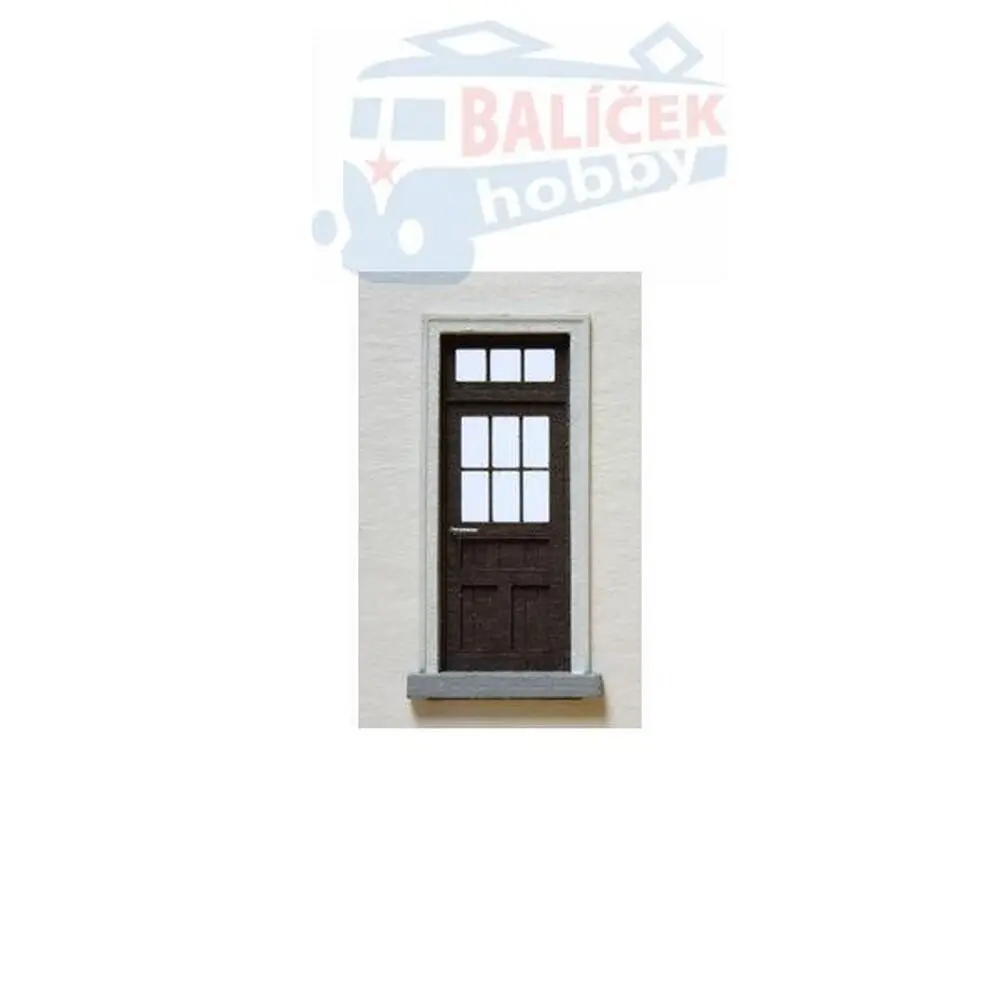 H0 – Dveře prosklené se světlíkem