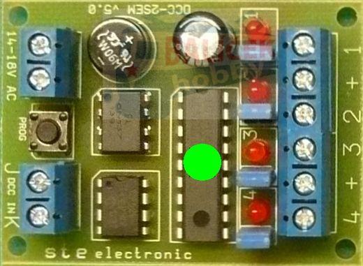 Dekodér pro návěstidlo DCC-2Sem-uni / STE 006