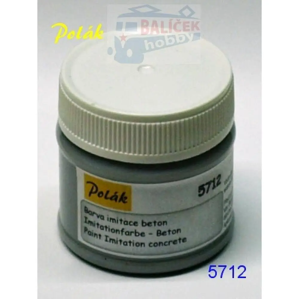 Barva imitace beton, Polák 5712