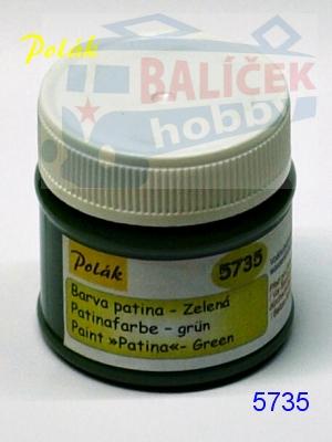 Barva patina - Zelená, Polák 5735
