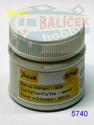Barva kámen - Bílá, Polák 5740