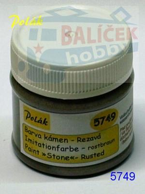 Barva kámen - Rezavá, Polák 5749
