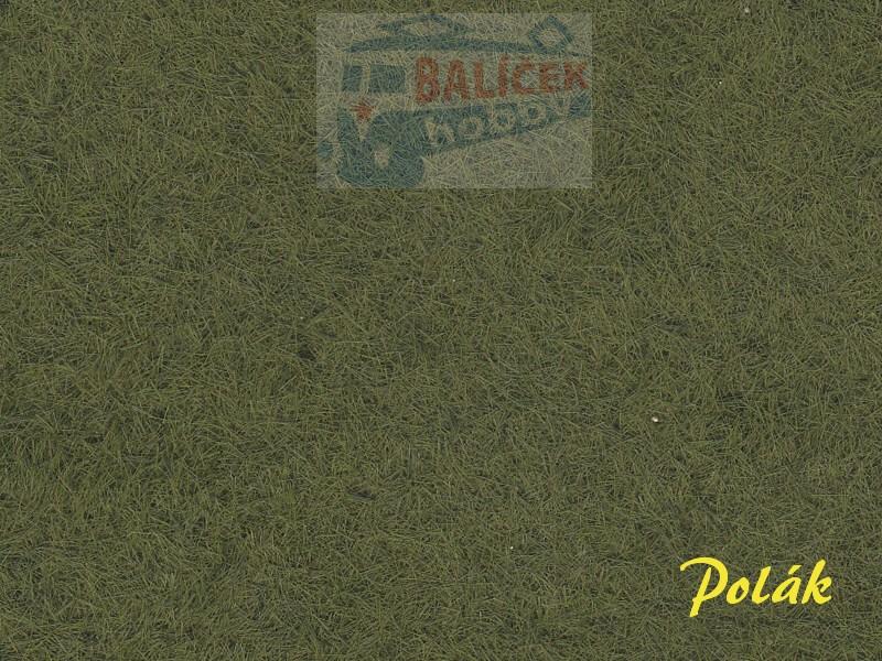 Statická tráva 2mm - Zelená tmavá, Polák 8207