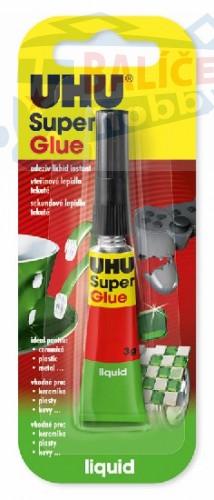 UHU Super Glue Liquid 3 g Jumbo Card