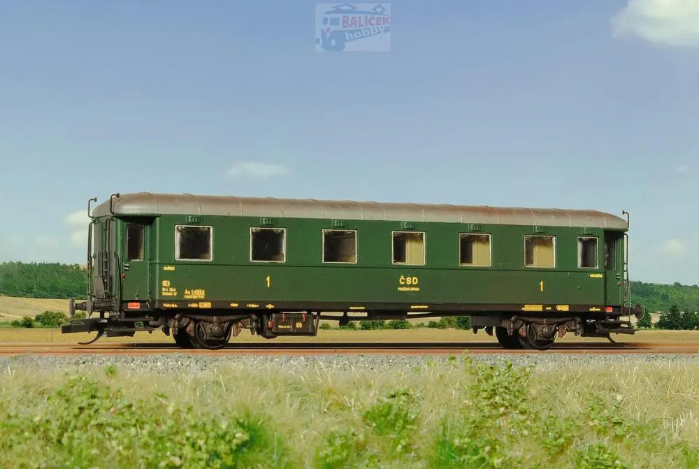 Osobní vůz Ae „Rybák“ ČSD, 7 oken 1:120