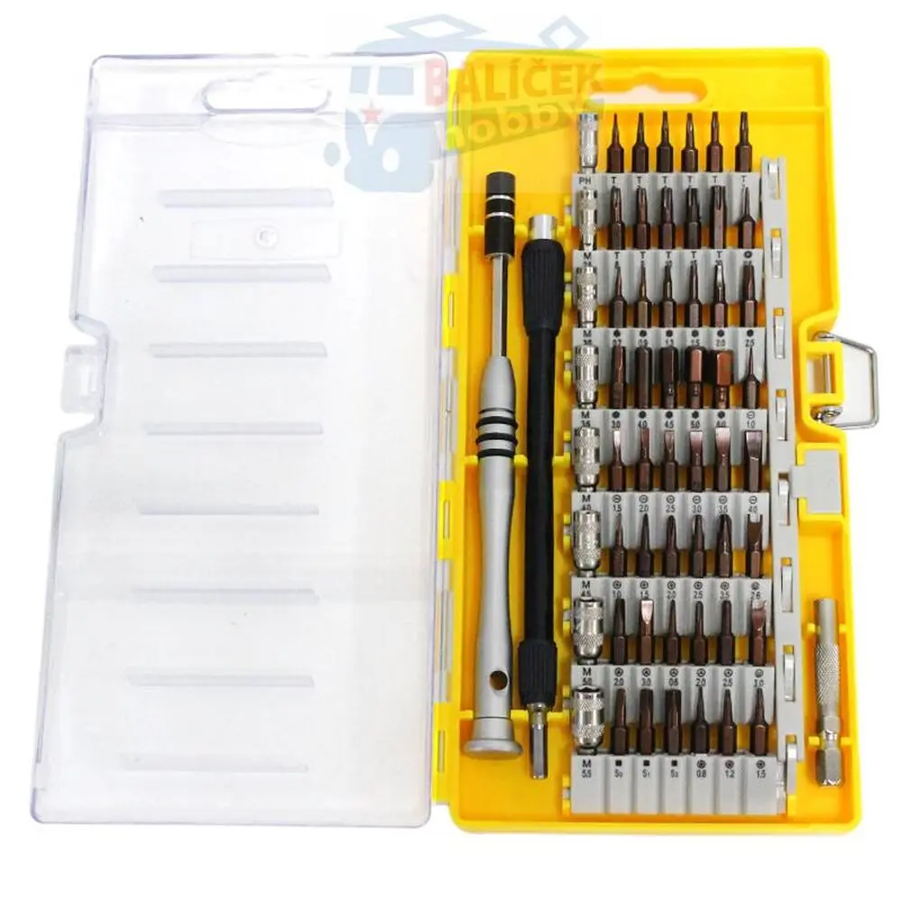 Sada šroubovacích mikrobitů vhodných na modely 60in1