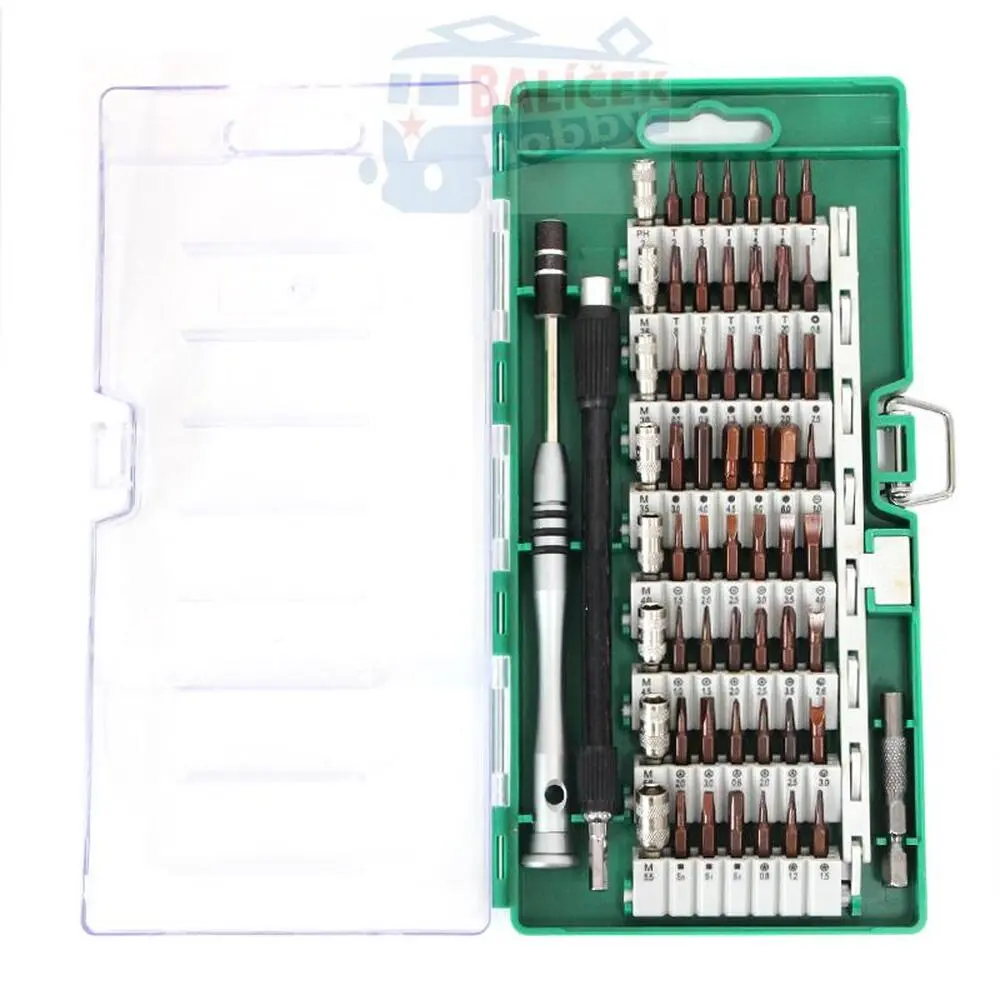 Sada šroubovacích mikrobitů vhodných na modely 60in1