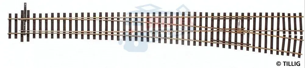 85326 Tillig H0 Bahn - EW5 - výhybka pravá, úhel srdcovky 7°