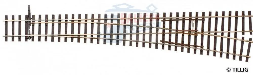 85353 Tillig H0 Bahn - EW3 - výhybka pravá, úhel srdcovky 12°