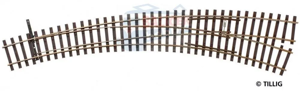 85333 Tillig H0 Bahn - IBW pravá 29,3° / 41,3° - oblouková výhybka pravá