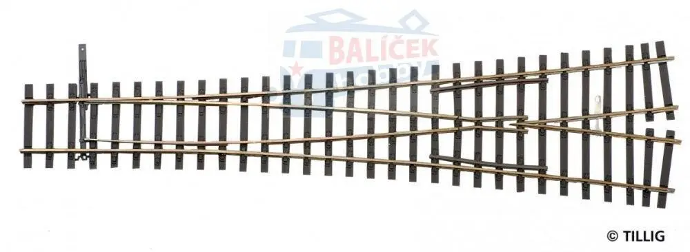 85381 Tillig H0 Bahn - ABW - symetrická výhybka 15°