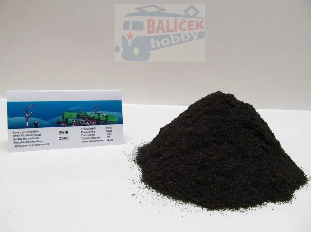 Posyp hnědý,tmavý,prachový,250ml (P6/0)