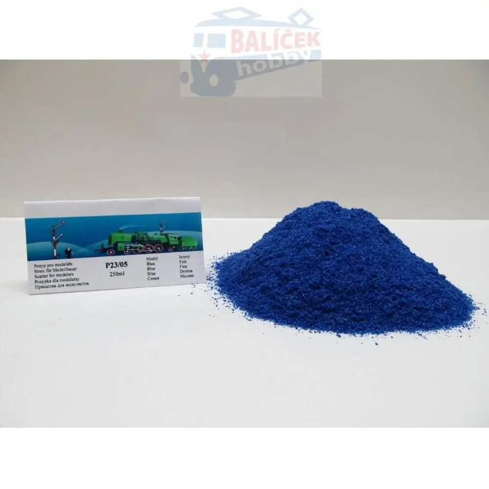 Posyp modrý, jemný,250ml (P23/05)