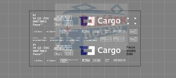 Obtisk - Faccs - ČDC - 6997 098-3