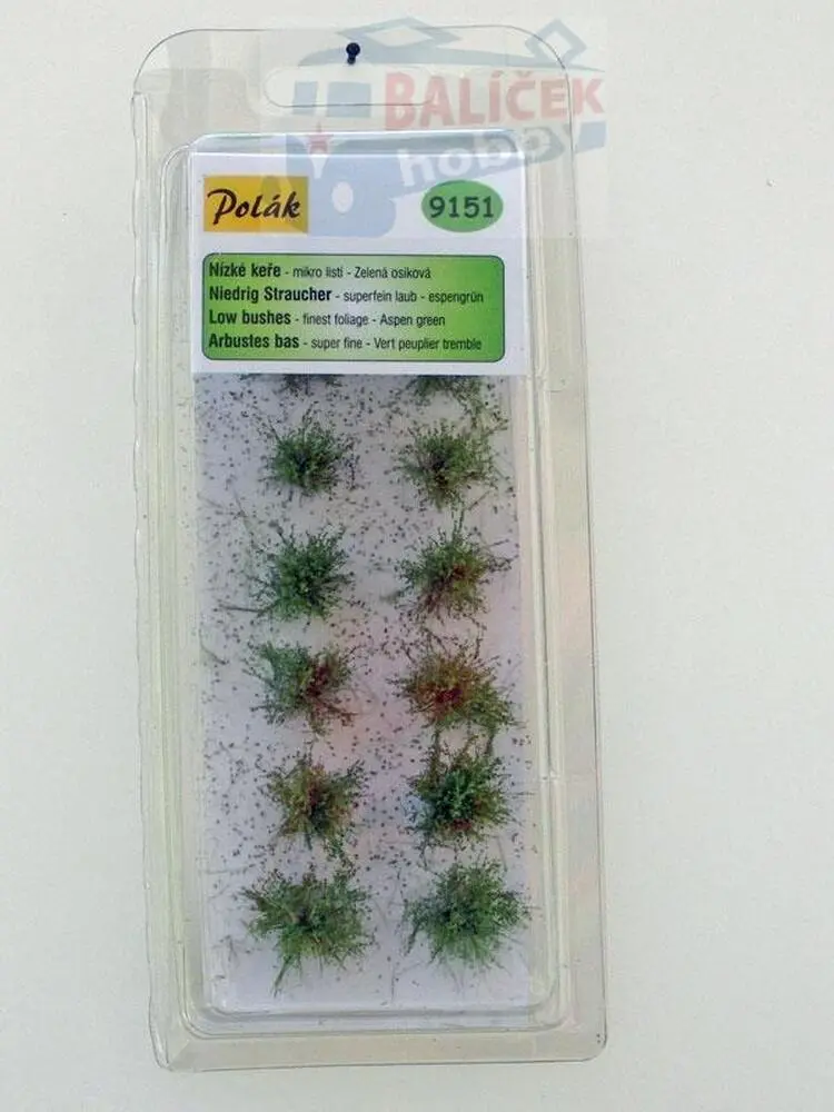 Keře - Nízké keře - mikro listí - Zelená osiková, Polák 9151