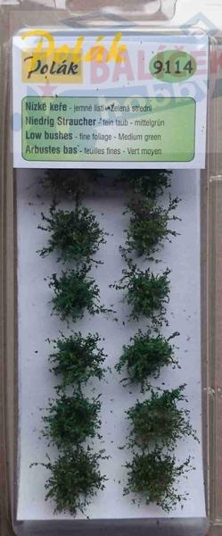 Keře - Nízké keře - jemné l - Zelená střední , Polák 9114