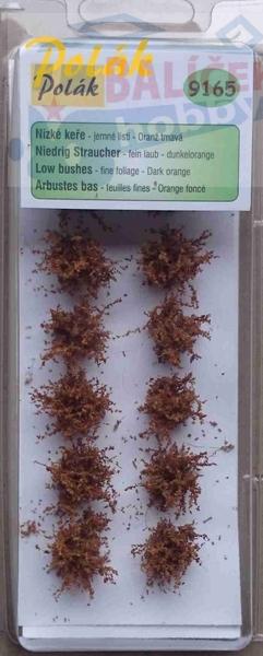 Keře - Nízké keře - jemné l - Oranžová tmavá, Polák 9165
