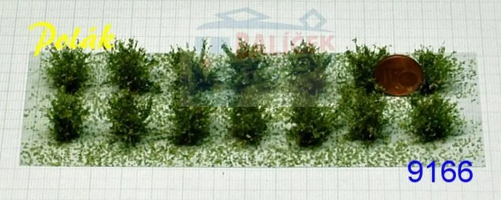 Keře - Nízké keře - jemné l - Zelený mix, Polák 9166