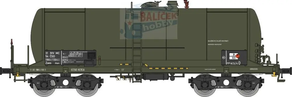 Zaes Rah ČSD 3 (zelený)