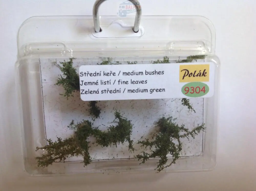 Keře - Střední keře - mikro listí - Zelená střední , Polák 9304
