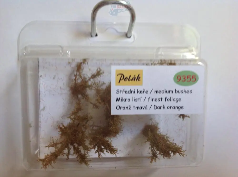 Keře - Střední keře - mikro listí - Oranžová tmavá, Polák 9355