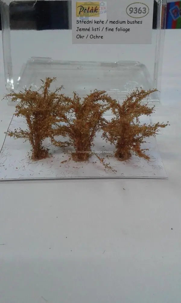 Keře - Střední keře - jemné listí - Okr, Polák 9363