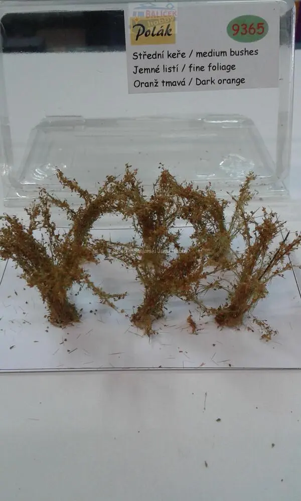 Keře - Střední keře - jemné listí - Oranžová tmavá, Polák 9365