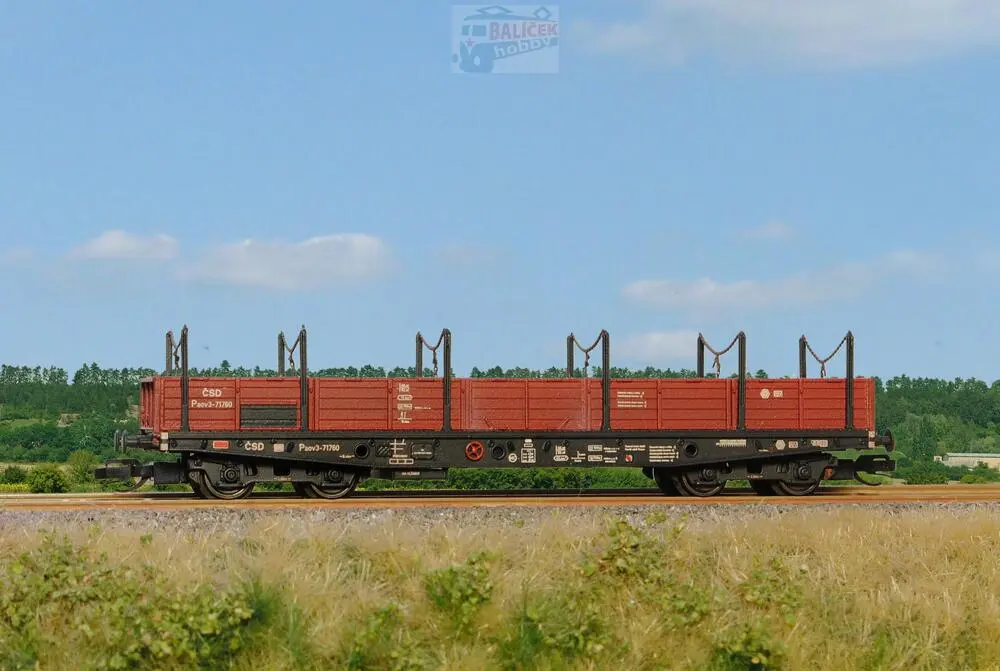 Vysokostěnný vůz Paov 10 ČSD 1:120