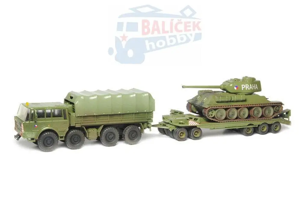 Tatra 813 8×8, P-50, T-34/85 1:87