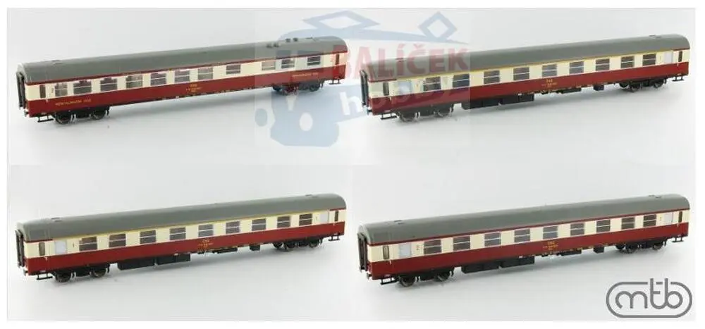 ČSD Vindobona - set 4vozy - H0
