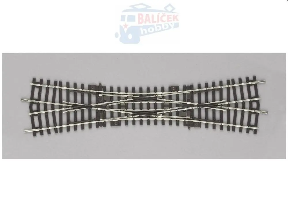 H0 - Křižovatková výhybka DKW A-Gleis