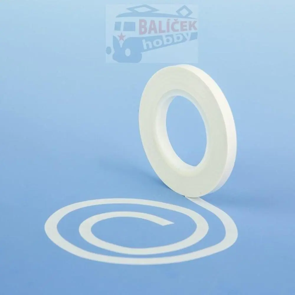 Maskovací páska tvárná 6 mm (bílá), délka 18 m, 2 ks