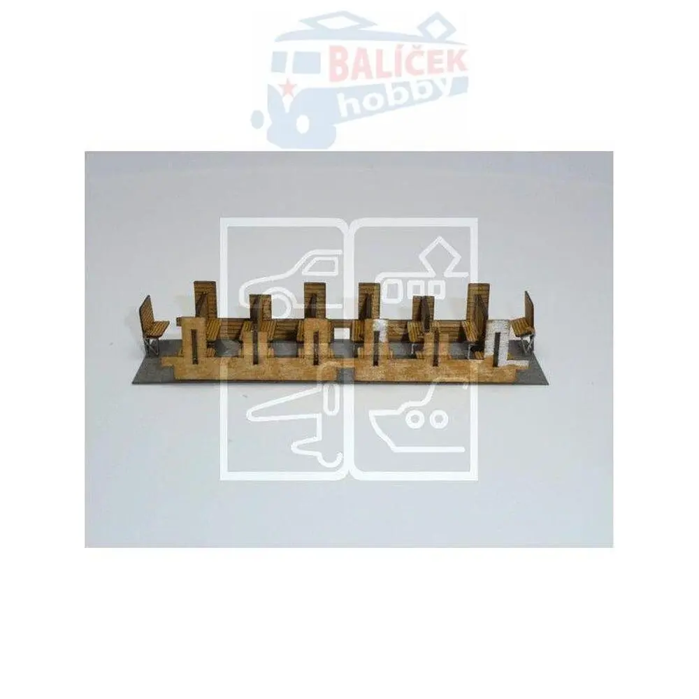 Stav. Sedadla vagónu H0