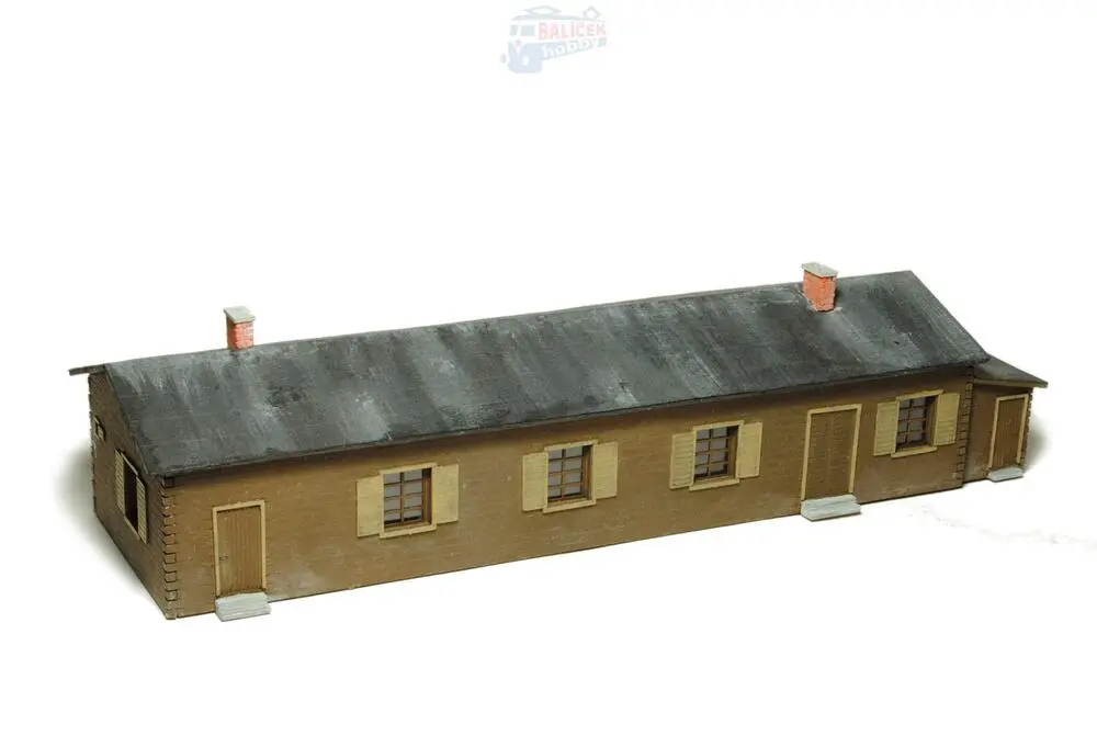 Dřevěná chata pro stanoviště strážných oddílů LO 1:87