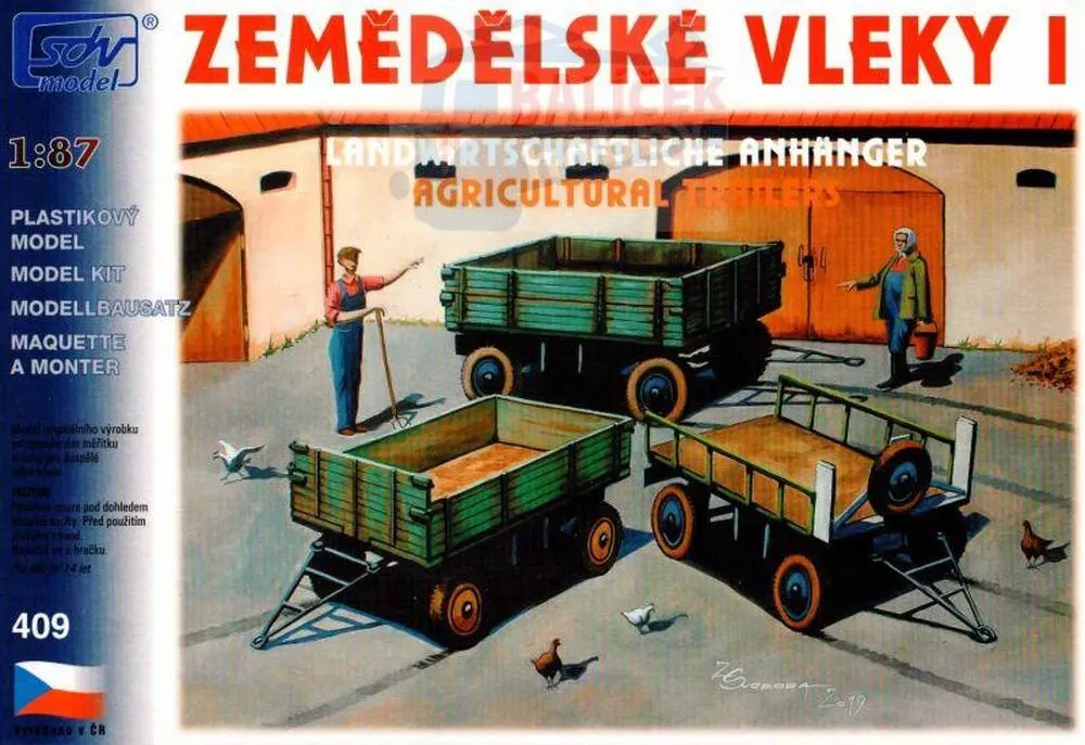 Zemědělské vleky I. 1:87