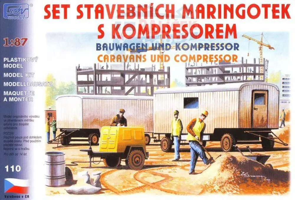  Set stavebních maringotek 1:87