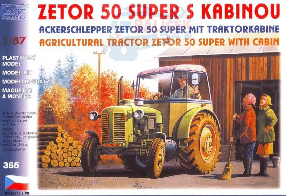  Zetor 50 Super s kabinou 1:87