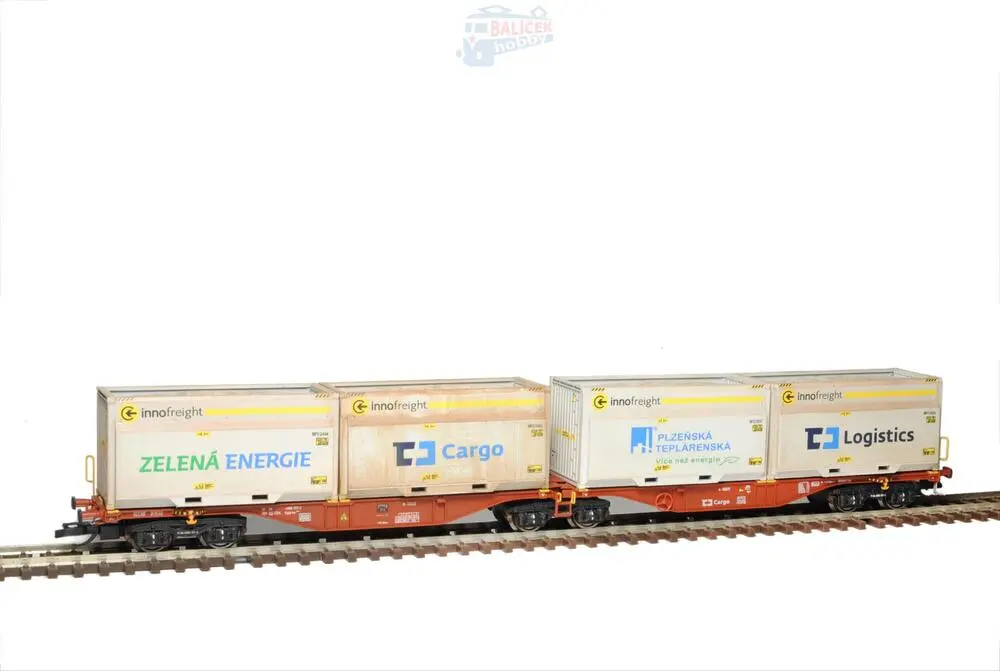 Kontejnerový vůz Sggrss 55 ČDC 1:120