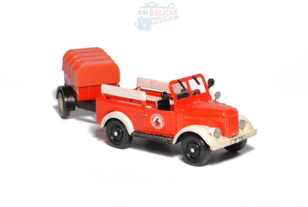 Gaz 69 s přívěsem Juterbog 1:87